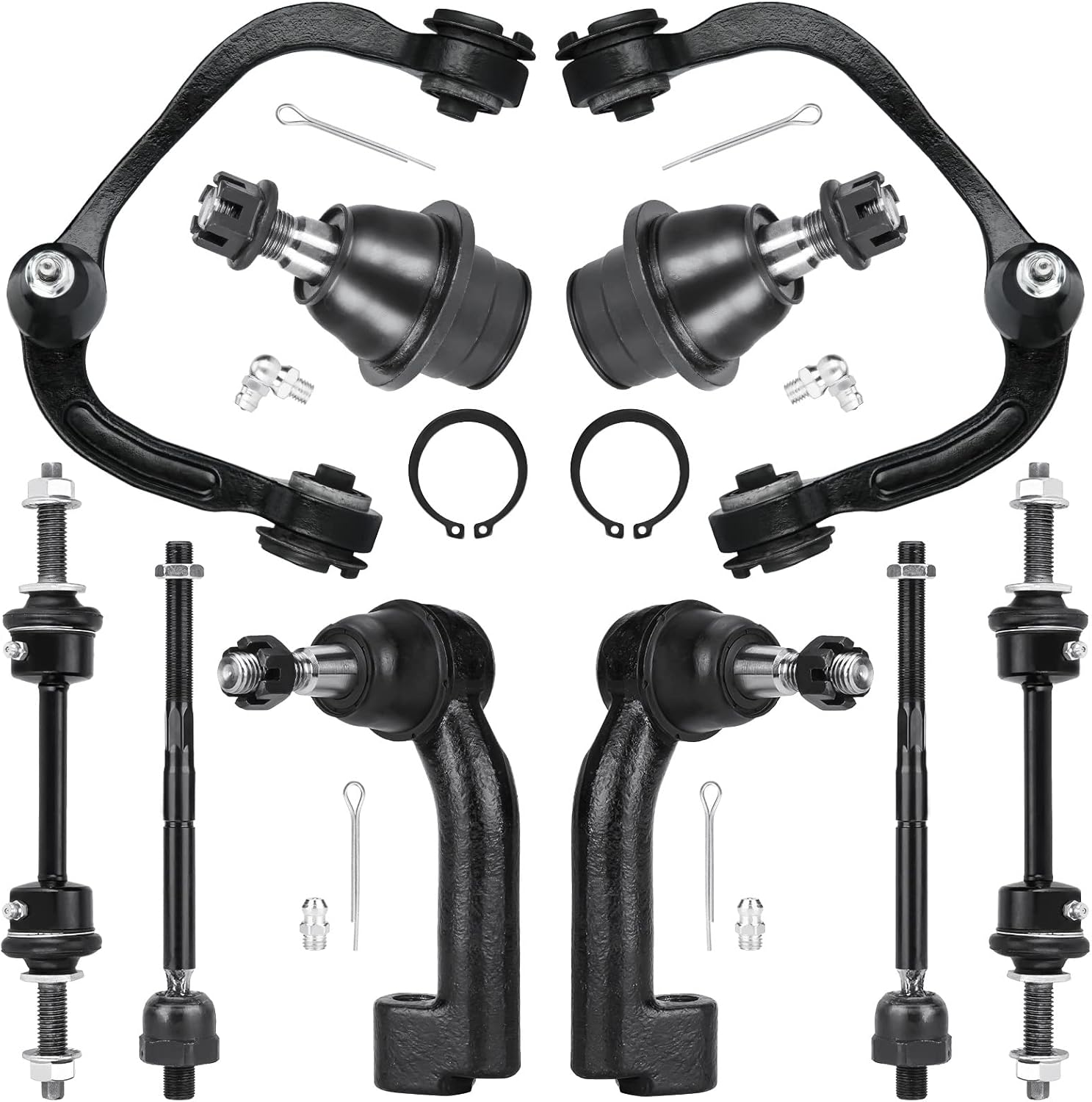10PCS Front Upper Control Arm Kit for Ford F150 2009-2014