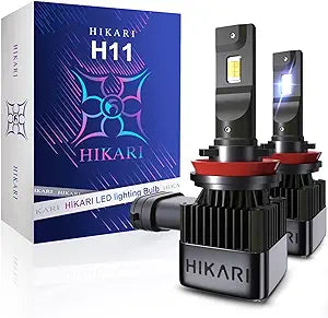 HIKARI 2022 HyperStar H11/H8/H9/H16 25000LM LED Fog Bulbs