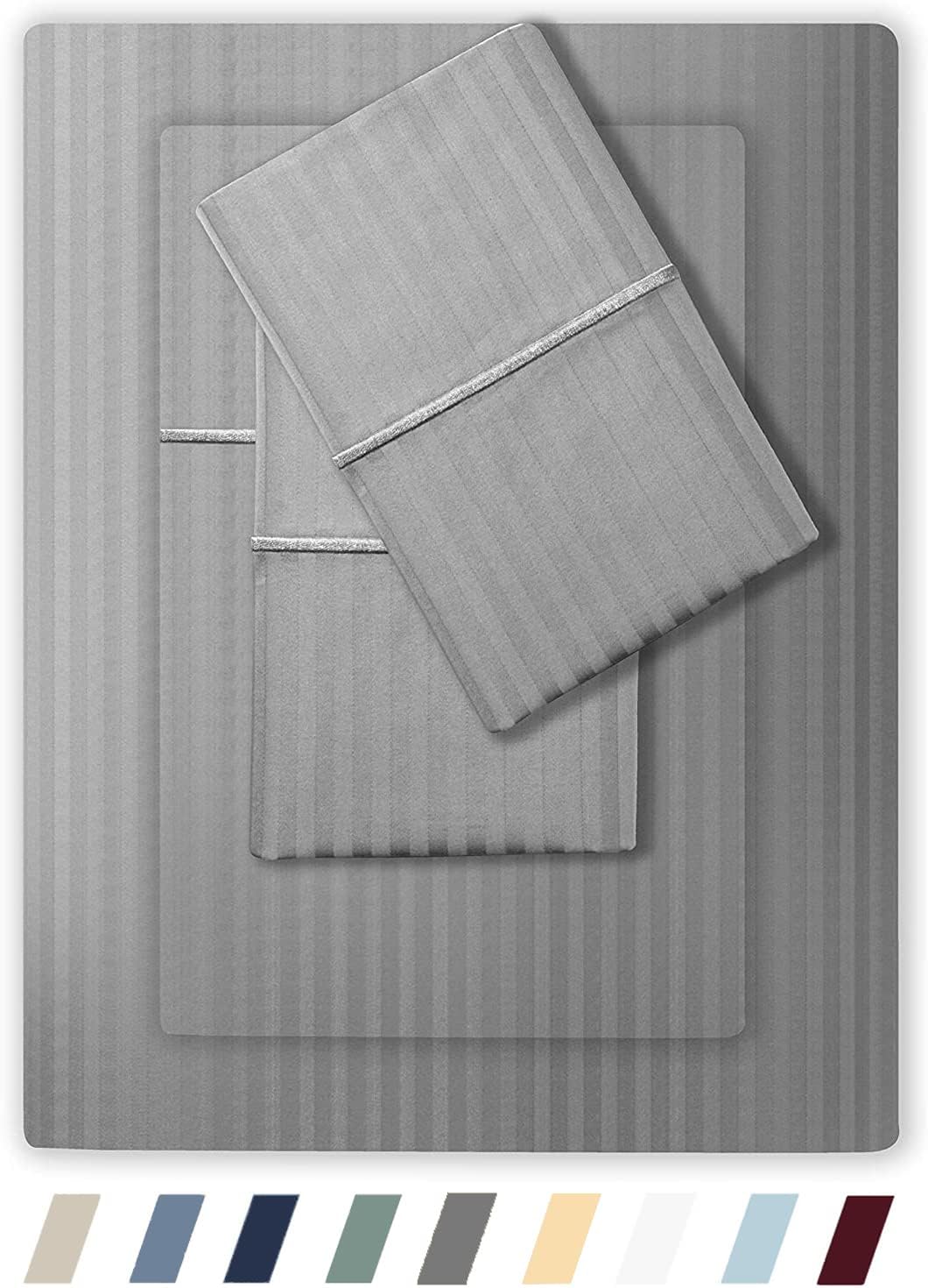 Feather & Stitch 500 TC Split King Size Sheet Set for Comfort