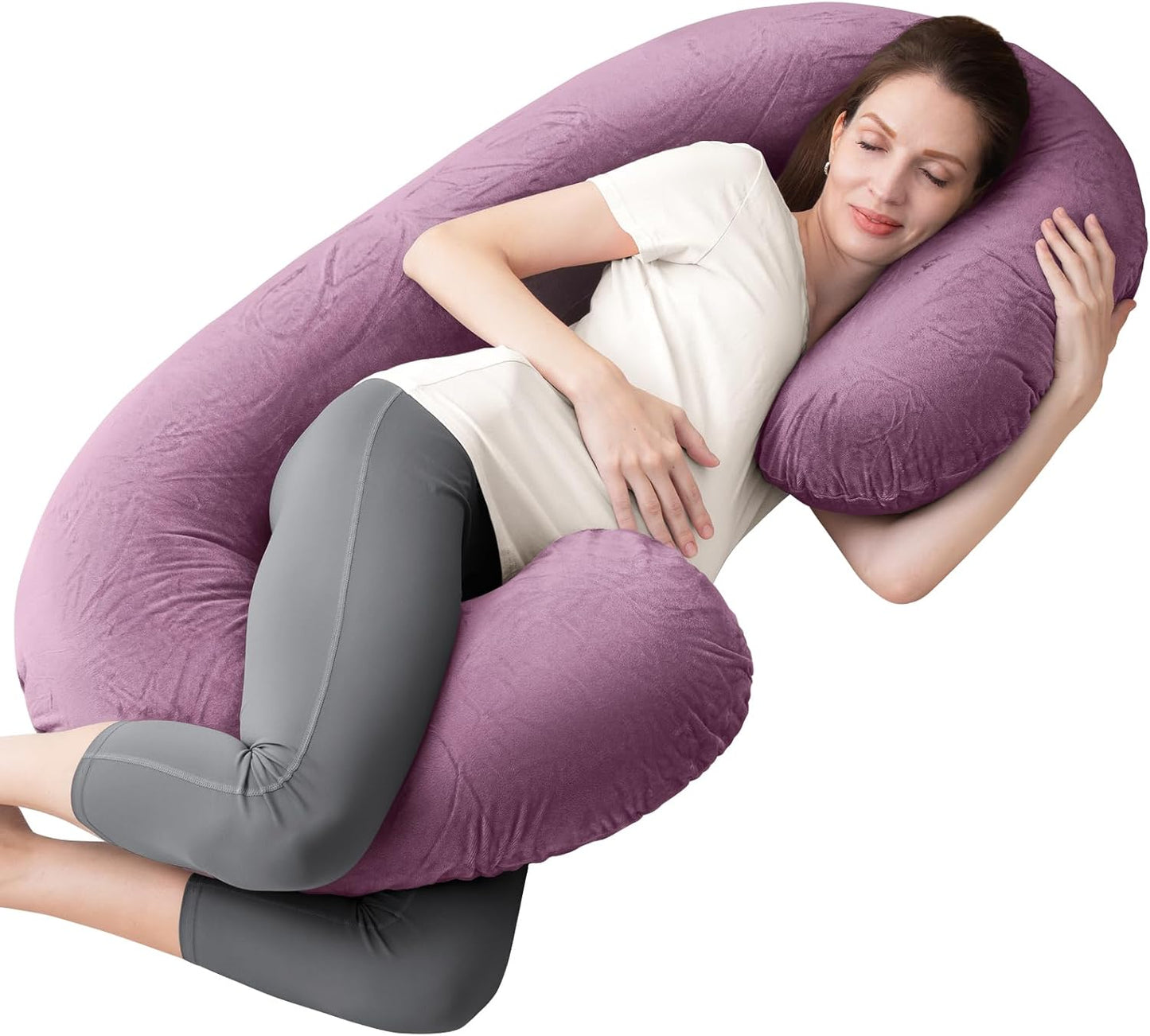 C Shaped Pregnancy Pillow for Maternity Support and Comfort