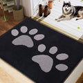 Dog Door Mat for Muddy Paws - Low Profile Absorbent Mud Mat