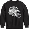 Instant Message Football Helmet Phrases Toddler & Youth Crewneck