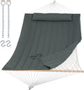 Portable Double Rope Hammock with Pad - Two Person Outdoor Hammock