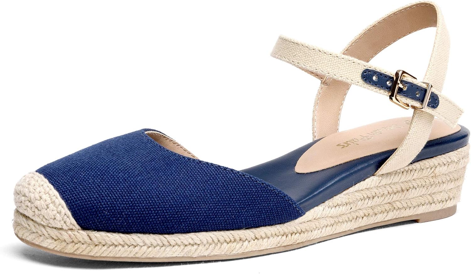 DREAM PAIRS Women's Closed Toe Wedge Sandals for Summer Style
