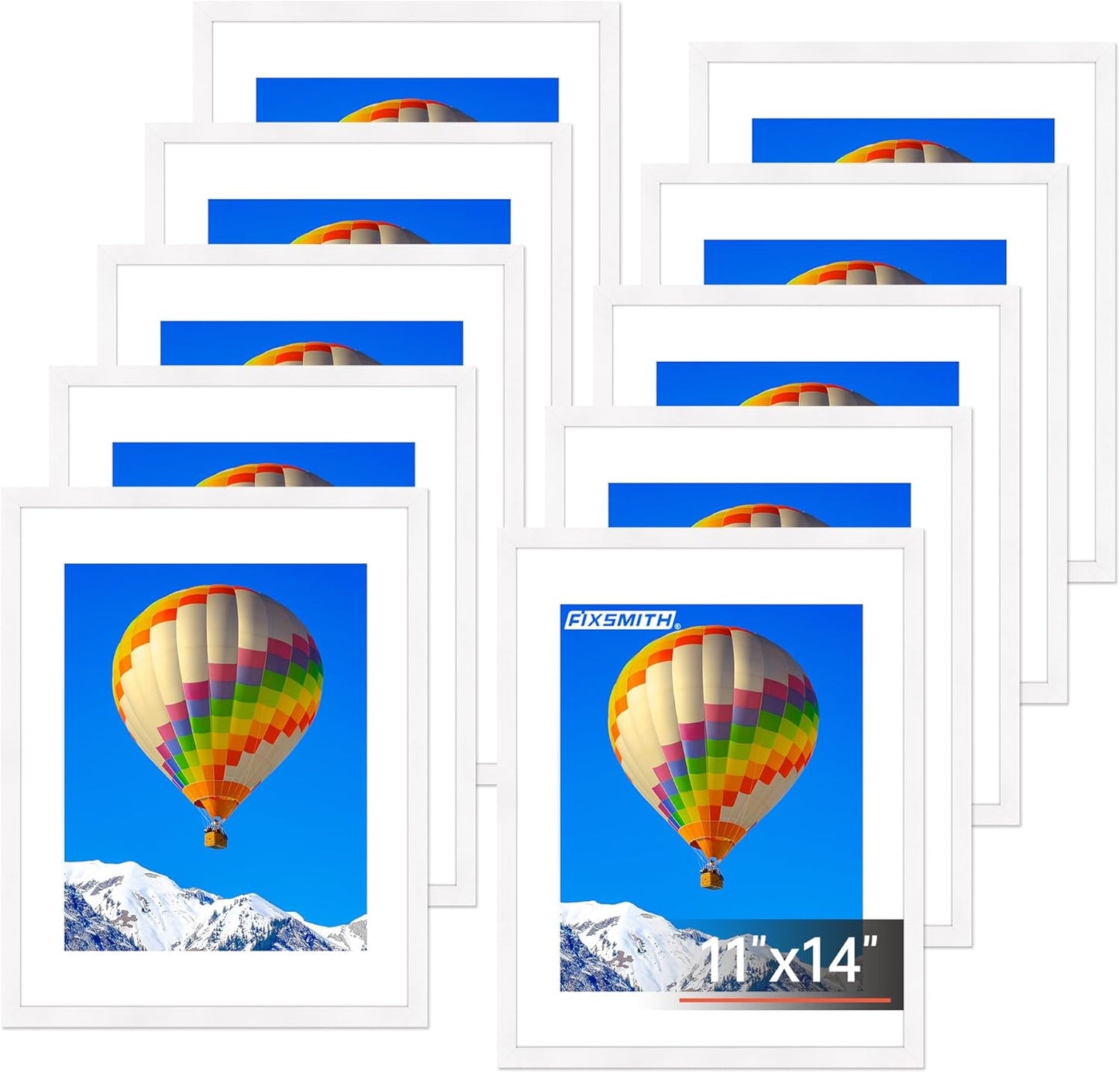 11x14 Picture Frame Set of 10 for Stunning Wall Decor