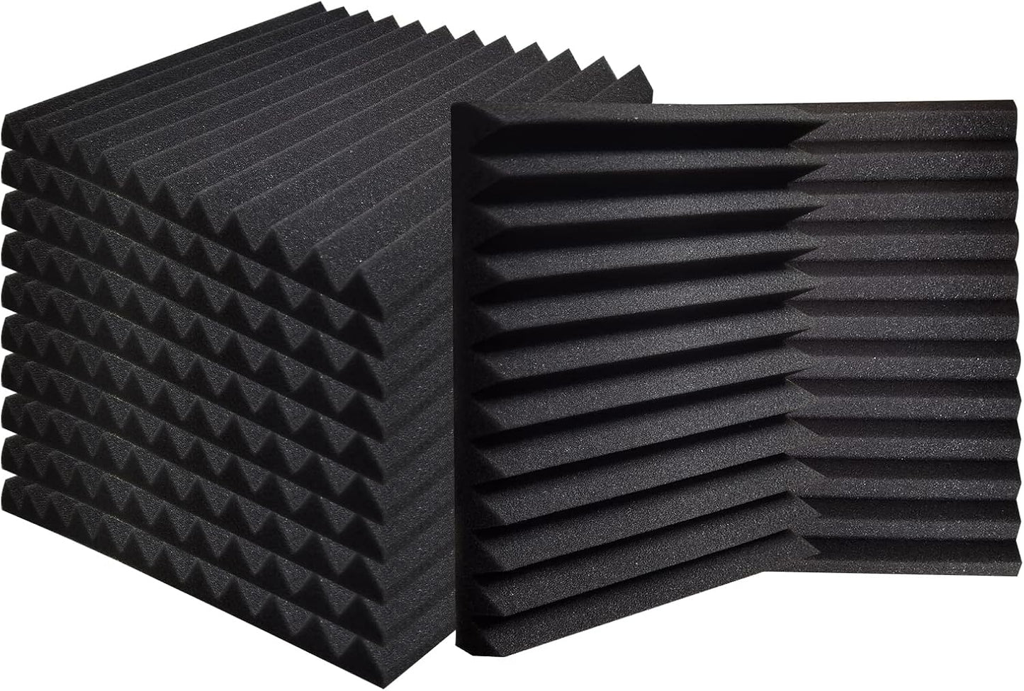 Ikaufen 48 Pack Acoustic Foam Panels for Sound Proofing Needs