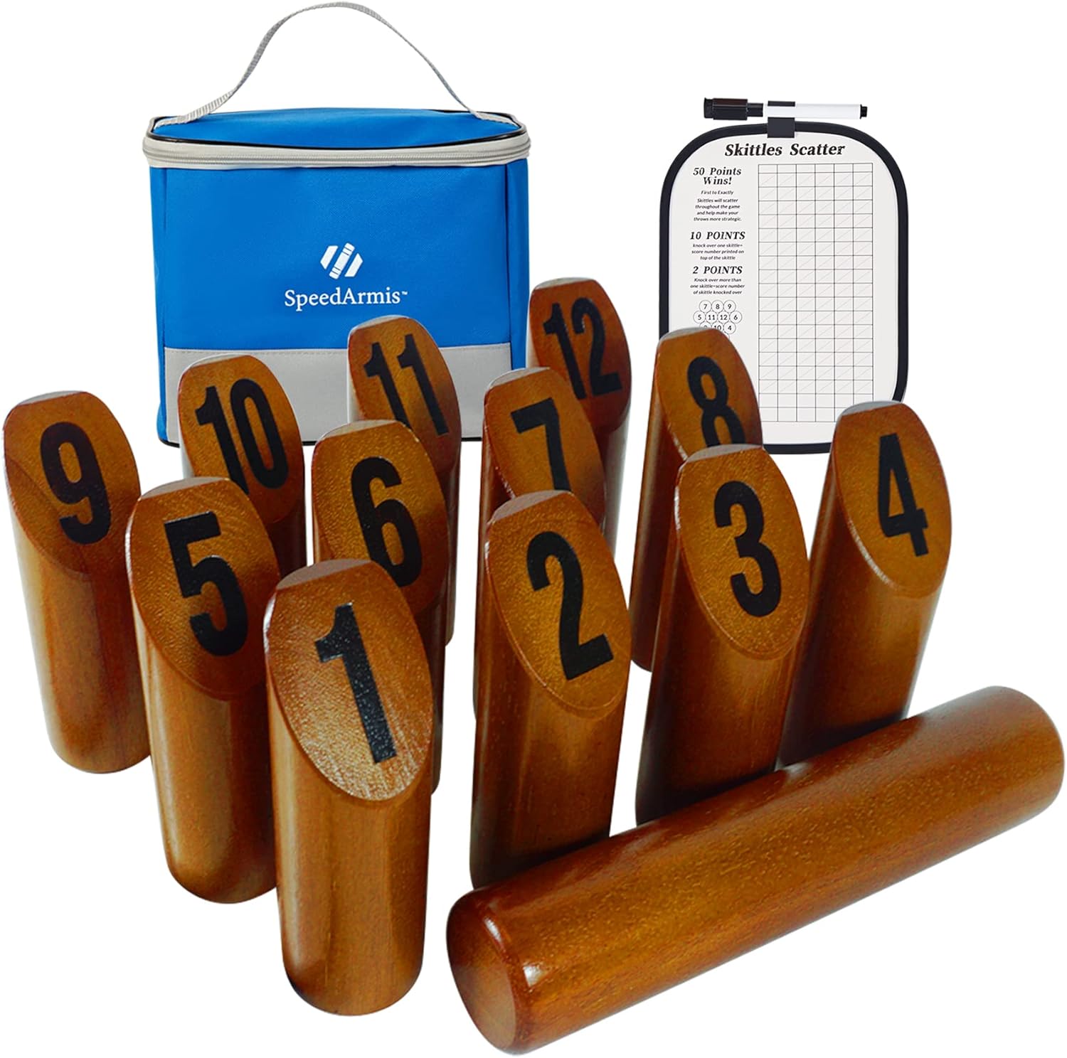 Wooden Throwing Game Set for Family Fun and Outdoor Activities