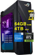 ASUS ROG Strix Gaming Desktop: Intel 16-core i7, 64GB RAM, 4TB SSD, RTX 4060 Ti