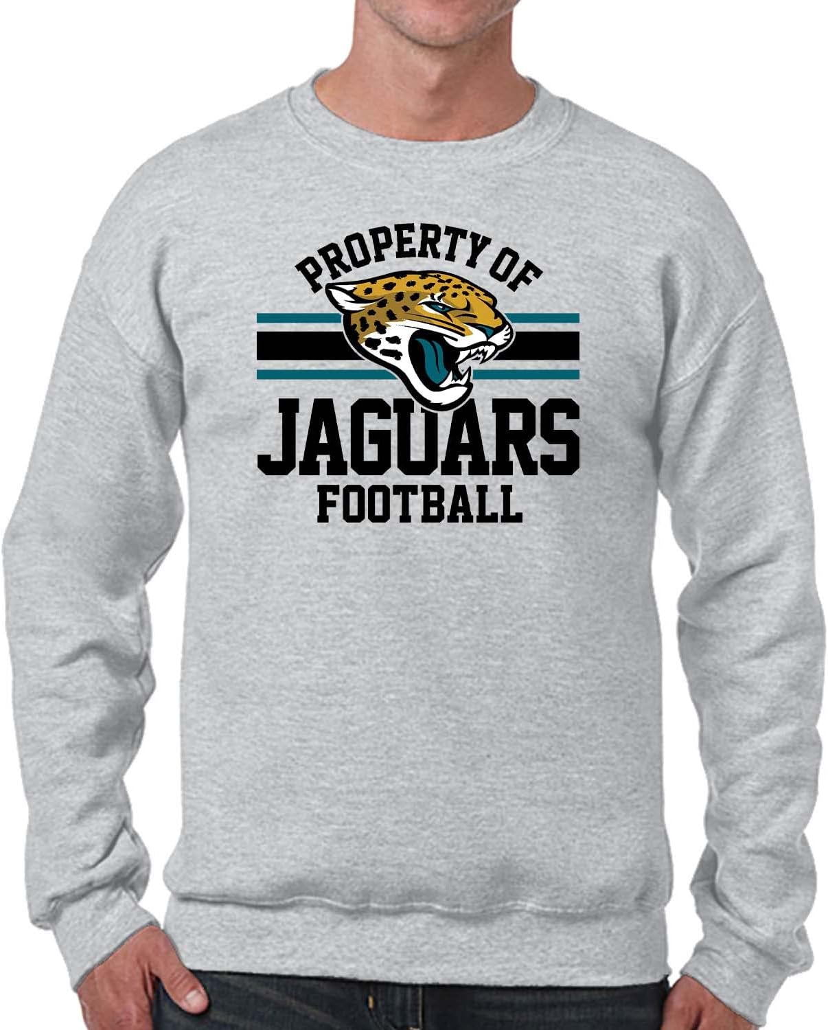 Jacksonville Jaguars Crewneck Fleece Sweatshirt for All Fans