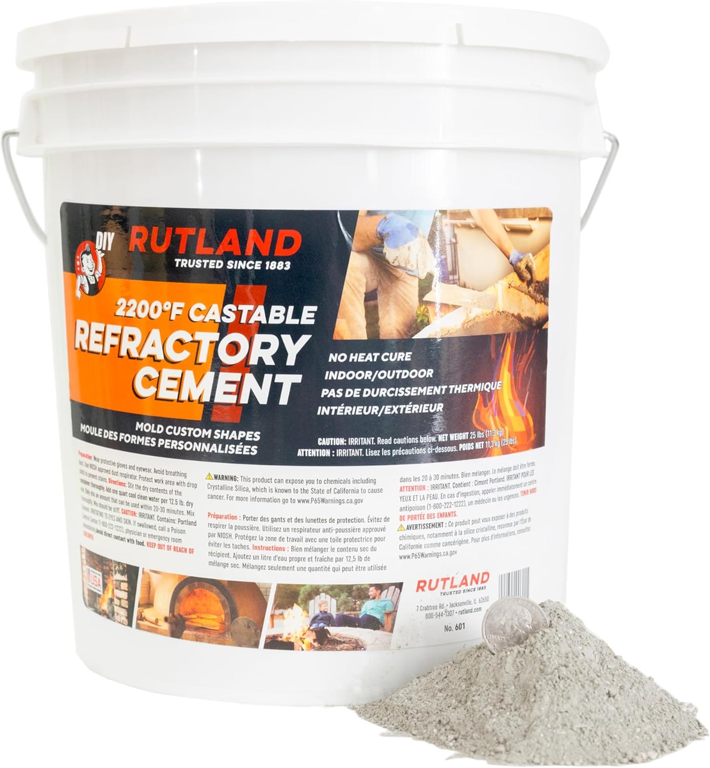 Rutland Castable Refractory Cement for High Temperature Projects