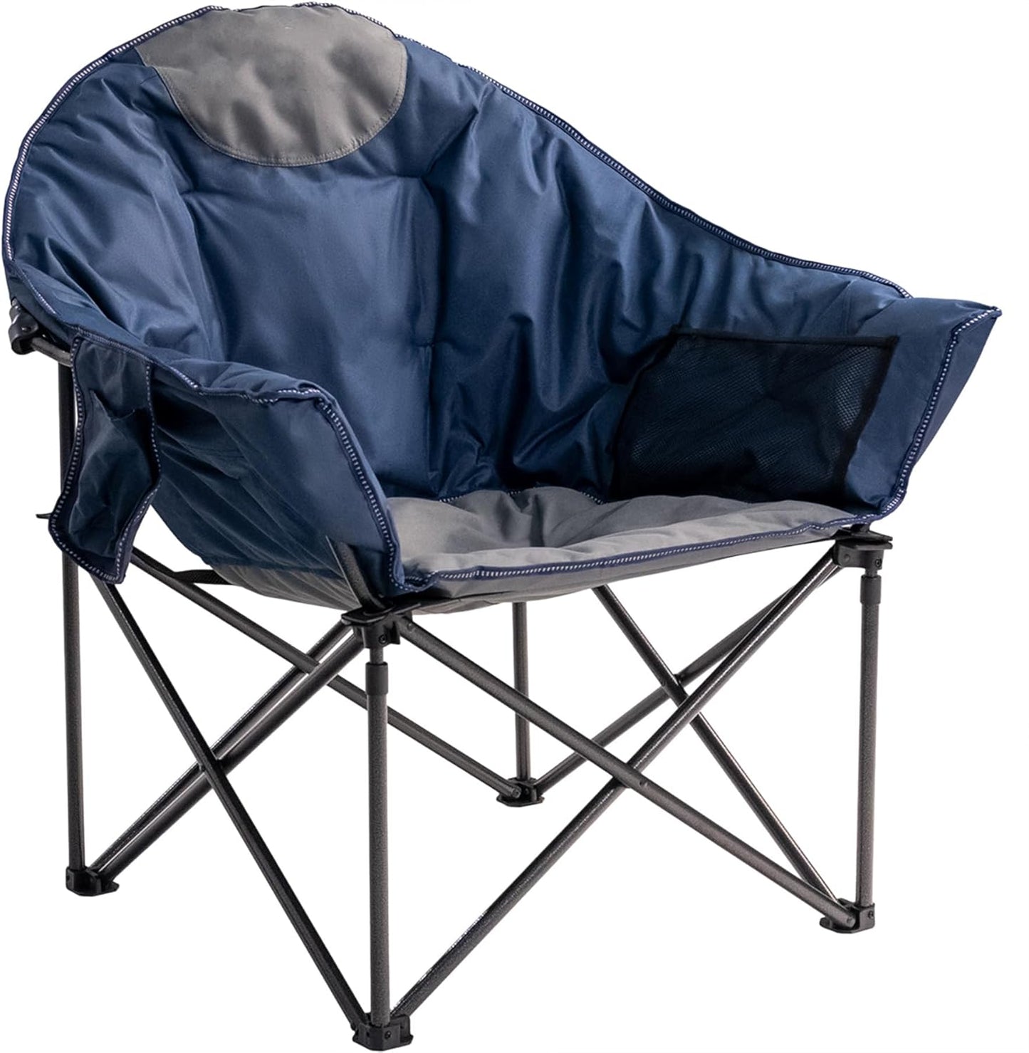 Oversized Camping Chair with Cup Holder - Heavy Duty Design