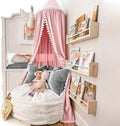 Pink Pom Pom Kids Canopy: Dreamy Nursery Decor