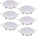 12 Volt RV Interior Light Recessed Mount - 6 Pack 3in Puck Lights