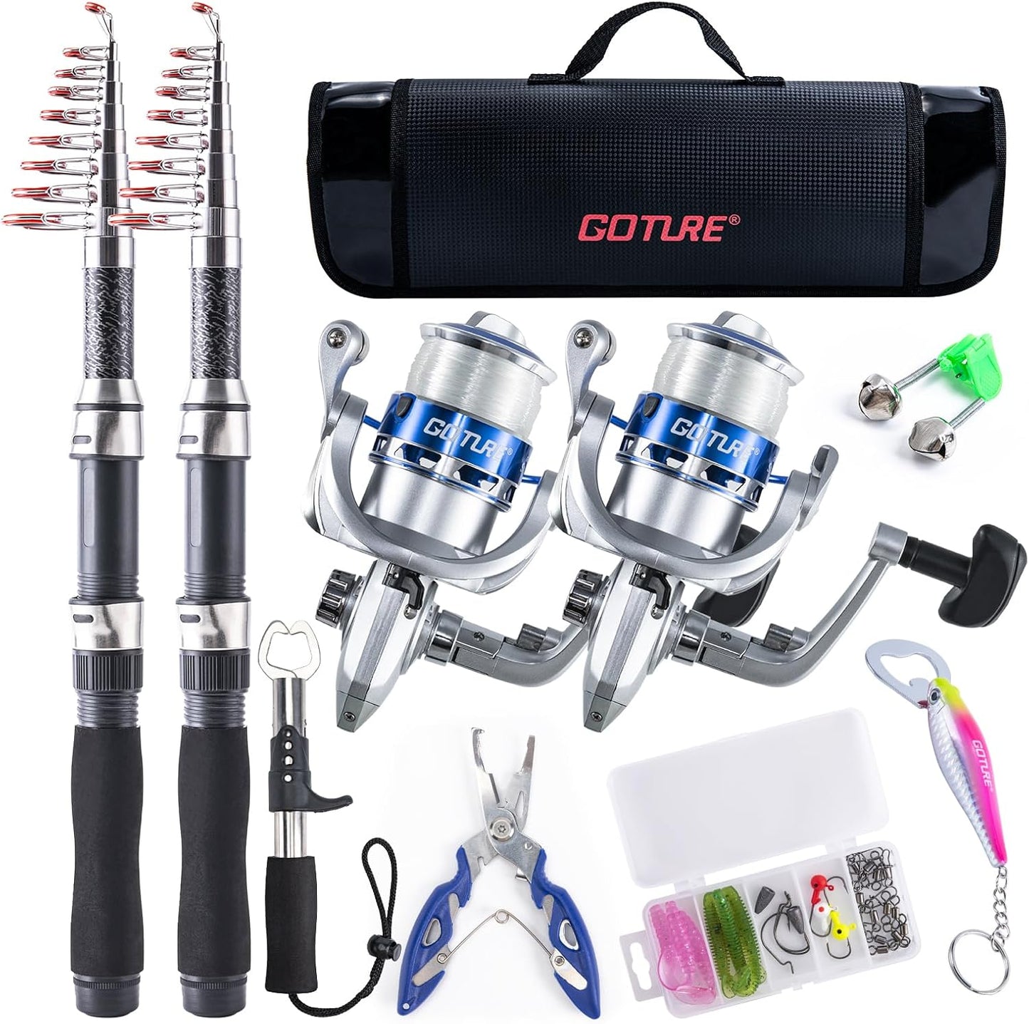 Premium 2PCS Fishing Combo with Carrier Bag by Goture