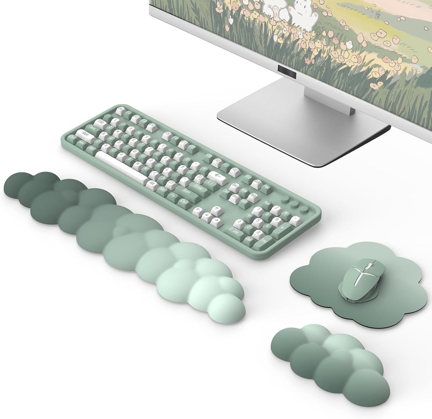 Ergonomic Cloud Keyboard Wrist Rest - Comfort & Support