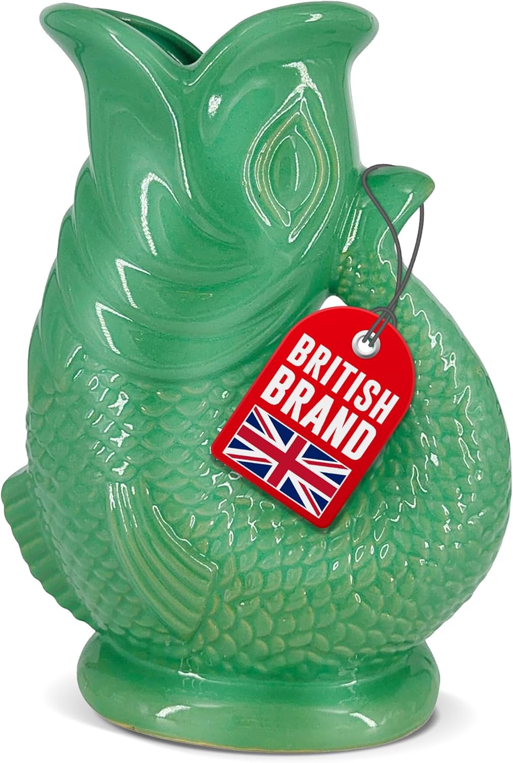 Gurgle Glug Jug Ocean Green 50 fl oz Decorative Fish Pitcher