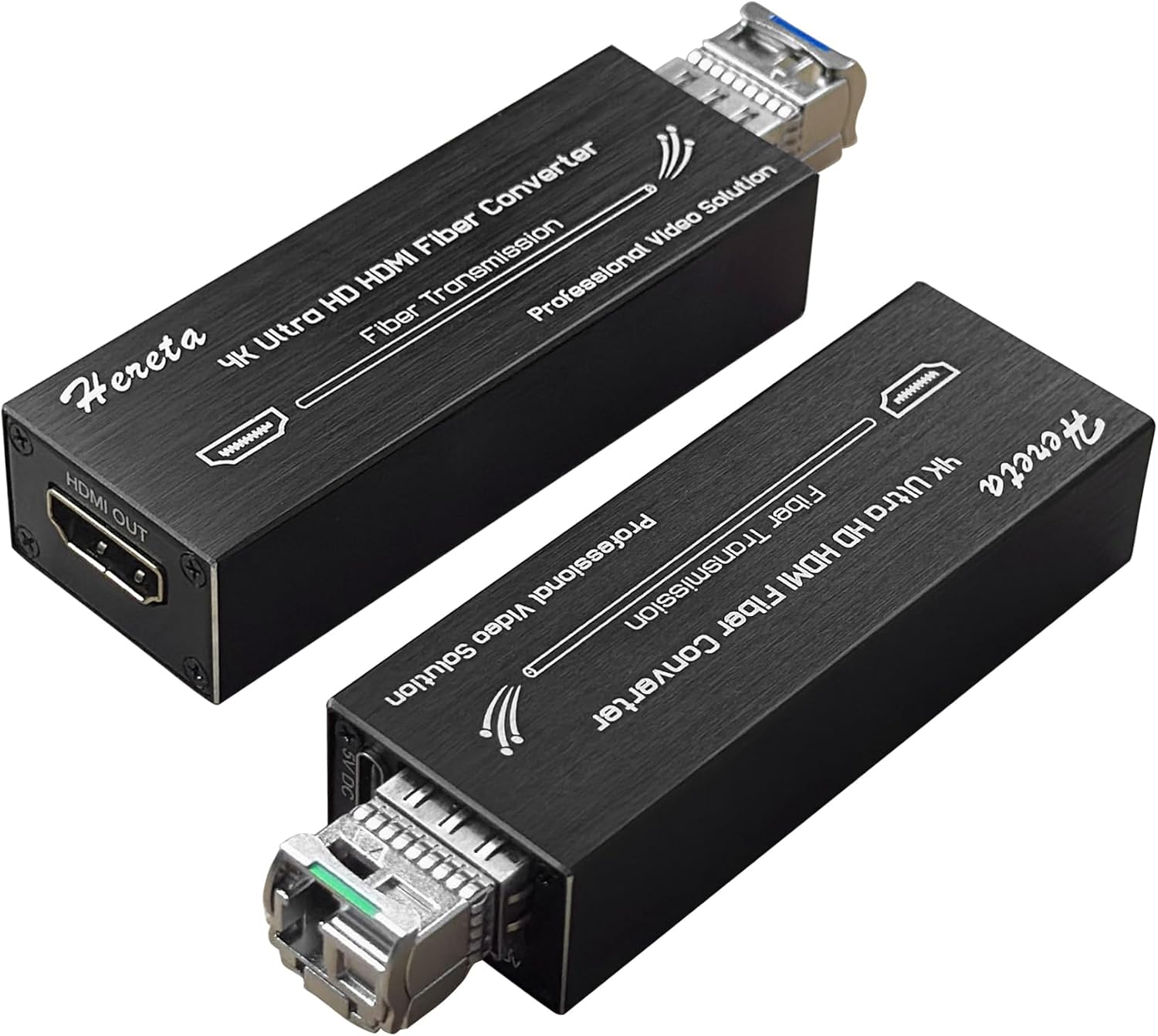 Mini 4K HDMI to LC Fiber Extender for Uncompressed Video