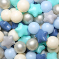 Star Ball Pit Balls 200pcs Mix Stars & Rounds - Bright Play Set