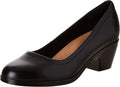 Clarks Womens Emily 2 Ruby Court Pump - Comfortable 2 in Block Heel