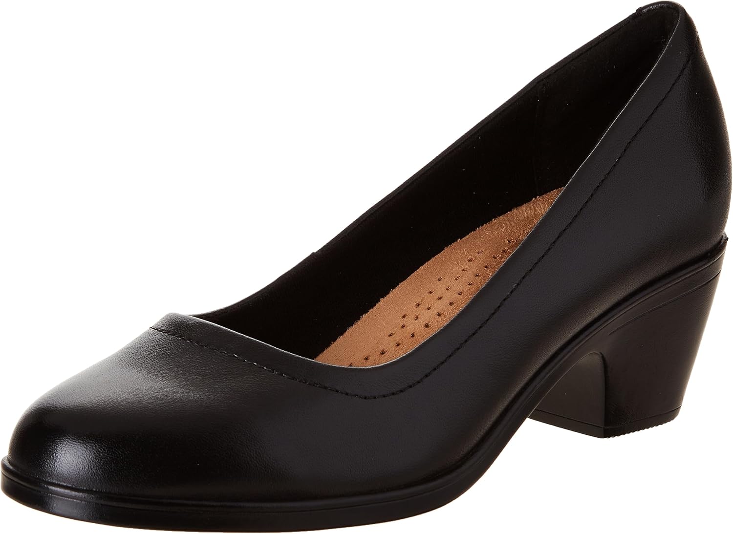 Clarks Womens Emily 2 Ruby: Classic Court Shoe with Comfort
