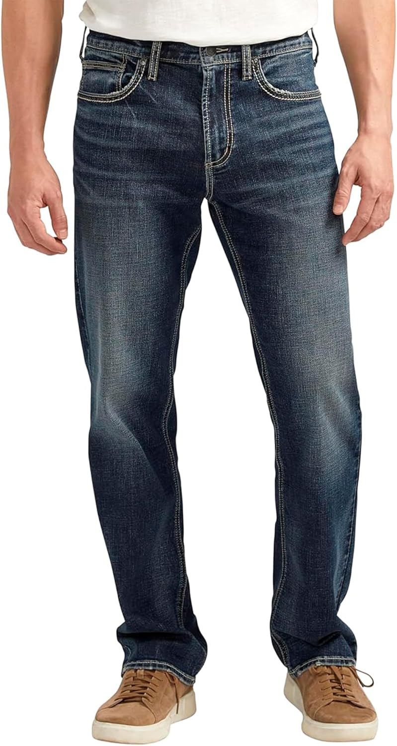 Grayson Classic Fit Straight Leg Luxe Heritage Jeans for Men