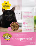 cleanprotein Pork Cat Kibble 6.6 lb Bag - High Protein, Grain-Free