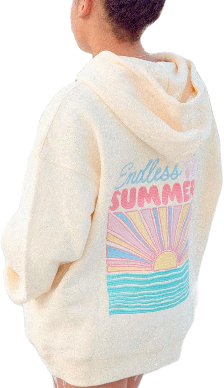 Cute Oversized Graphic Hoodie for Teens