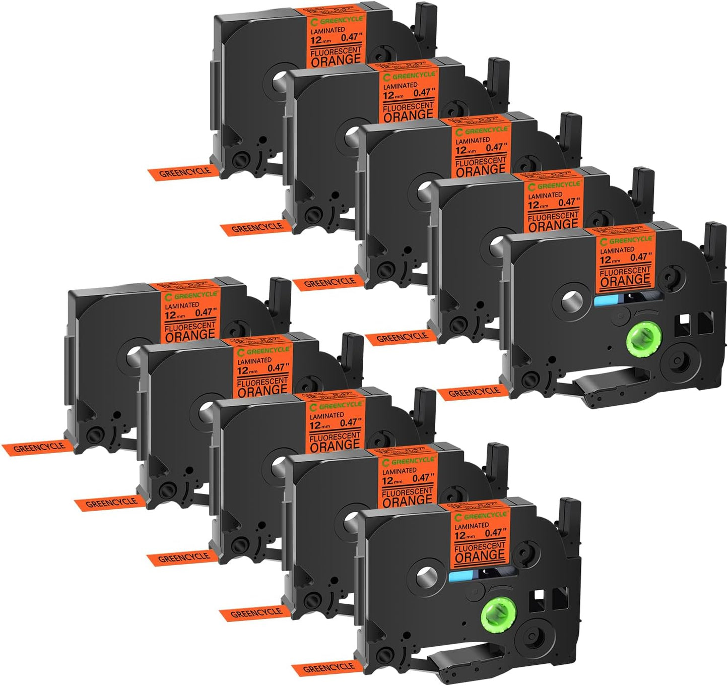 GREENCYCLE Compatible TZ TZe B31 Label Tape for Ptouch Printers