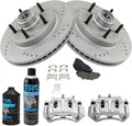 TRQ Front Semi-Metallic Brake Pad & Rotor Kit for 1997 F-150