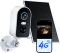 4G LTE Cellular Security Camera with Solar Panel & SIM - 2K