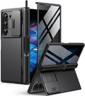 BERFY Z Fold 5 Case with Privacy Screen Protector - Slim Shockproof