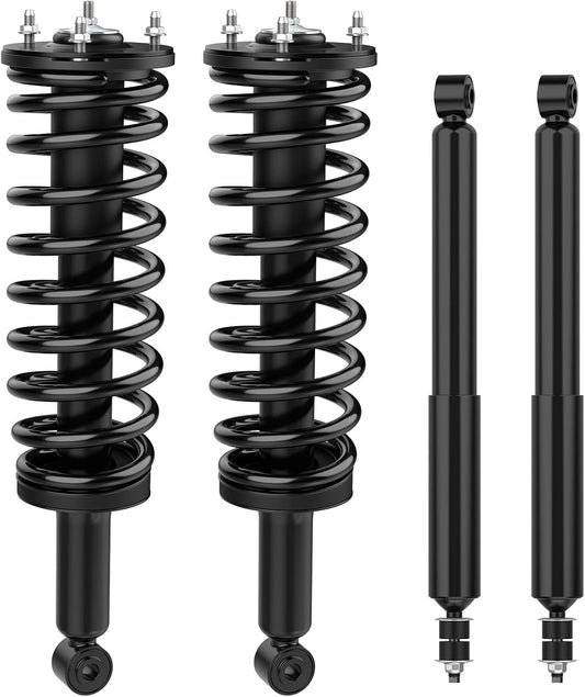 YITAMOTOR Front Complete Strut Rear Suspension Shocks for Tundra