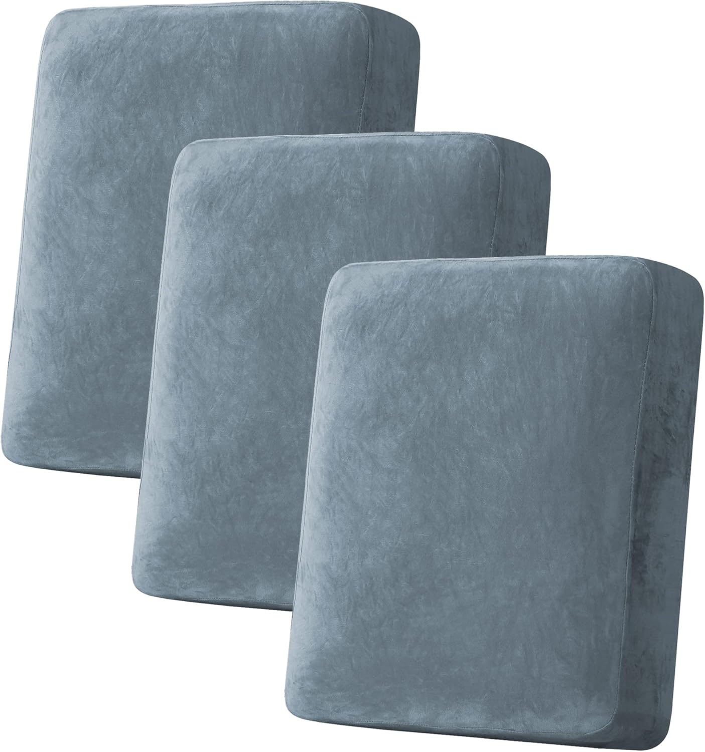 H.VERSAILTEX Velvet Stretch Couch Cushion Cover for Sofa