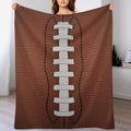 Football Blanket Throw for Kids and Adults - Warm Cozy Flannel 50ftx40