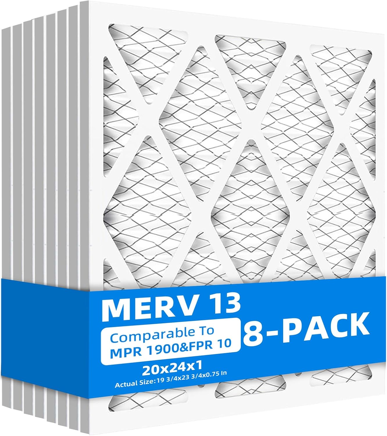 20x24x1 Furnace Air Filters - MPR 1900 & MERV 13 Quality