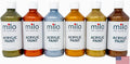 milo Metallic Acrylic Paint Set of 6 Colors - Student 8 oz Bottles