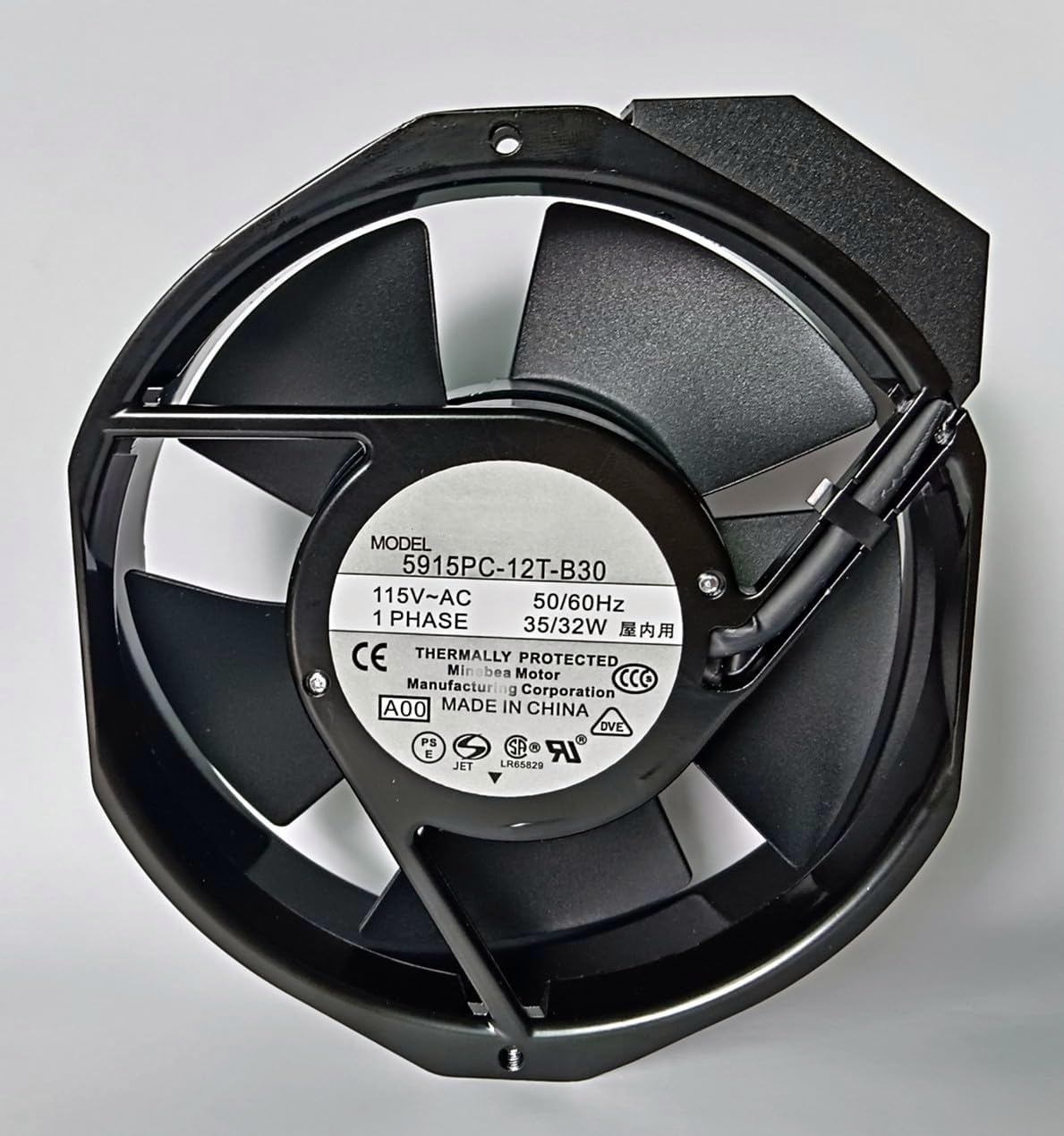 5915PC-12T-B30 Cooling Fan for NMB-MAT 17CM 115V Power