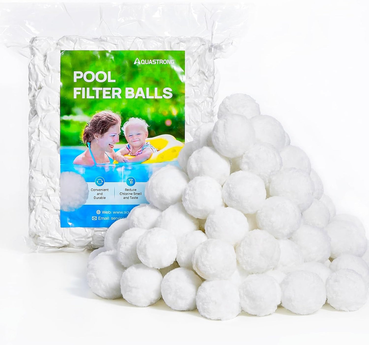 AQUASTRONG Pool Filter Balls for Efficient Water Filtration