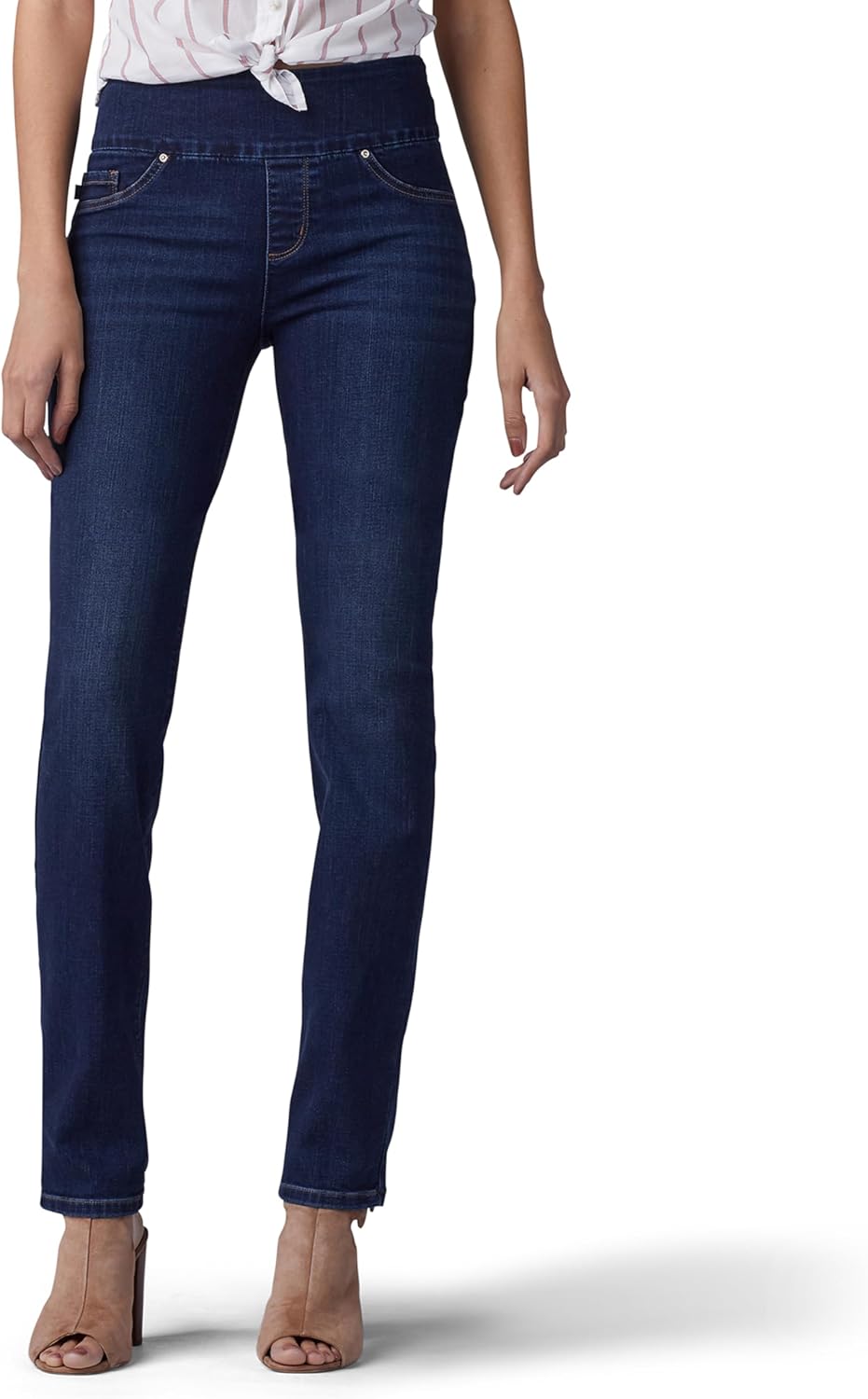 Lee Women's Sculpting Slim Fit Pull On Jean for Comfort