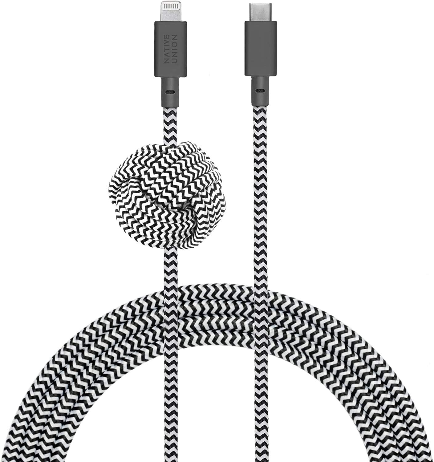Native Union Night Cable - 10ft Durable USB-C to Lightning Cable