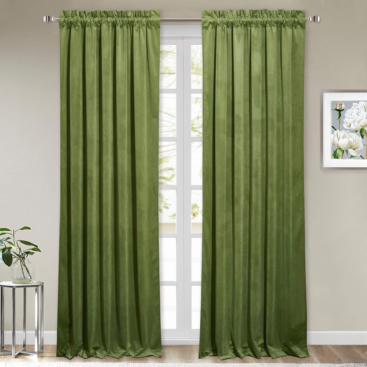 StangH Velvet Curtains 84 inches Long - Luxurious Home Decor