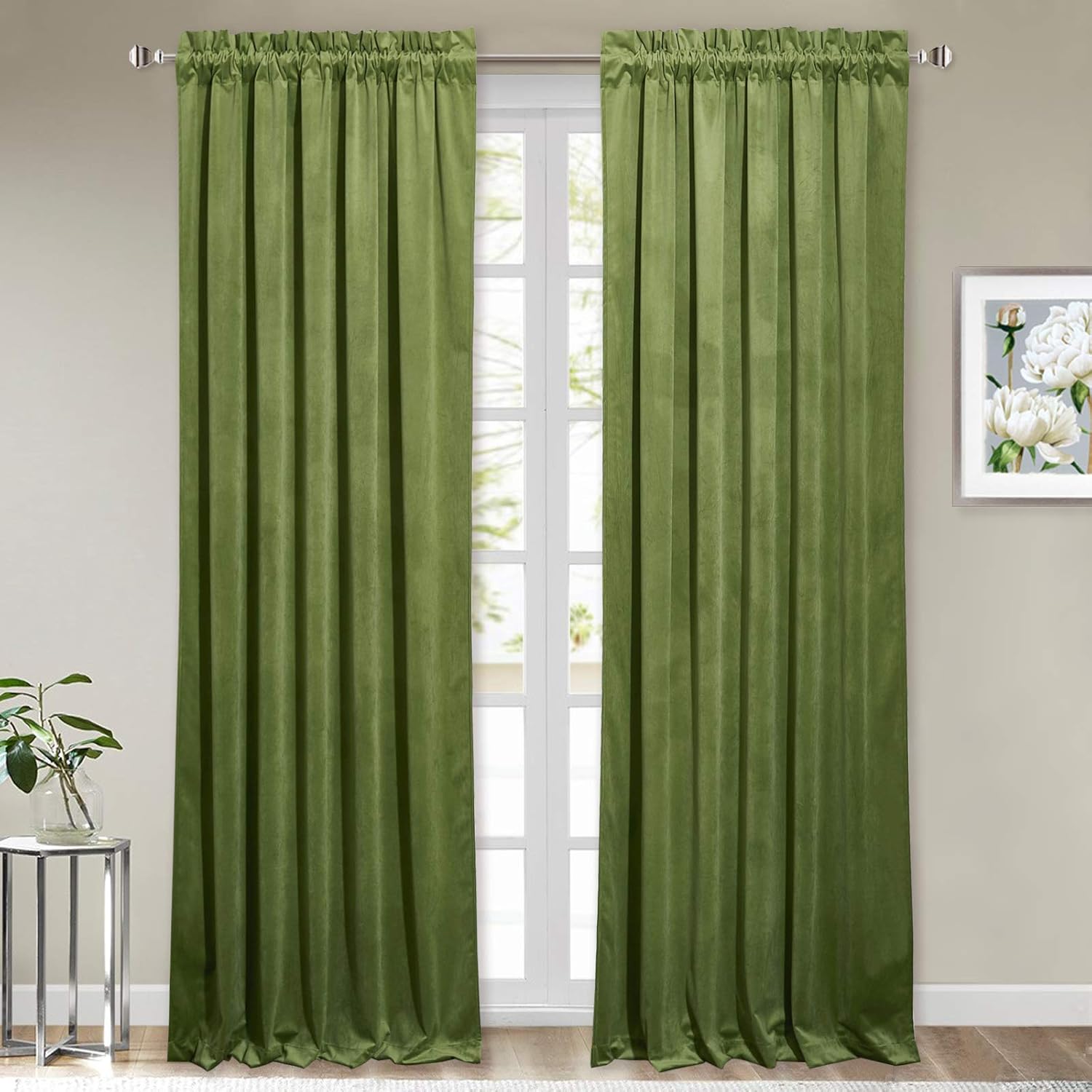 StangH Velvet Curtains 84 inches Long - Luxurious Home Decor