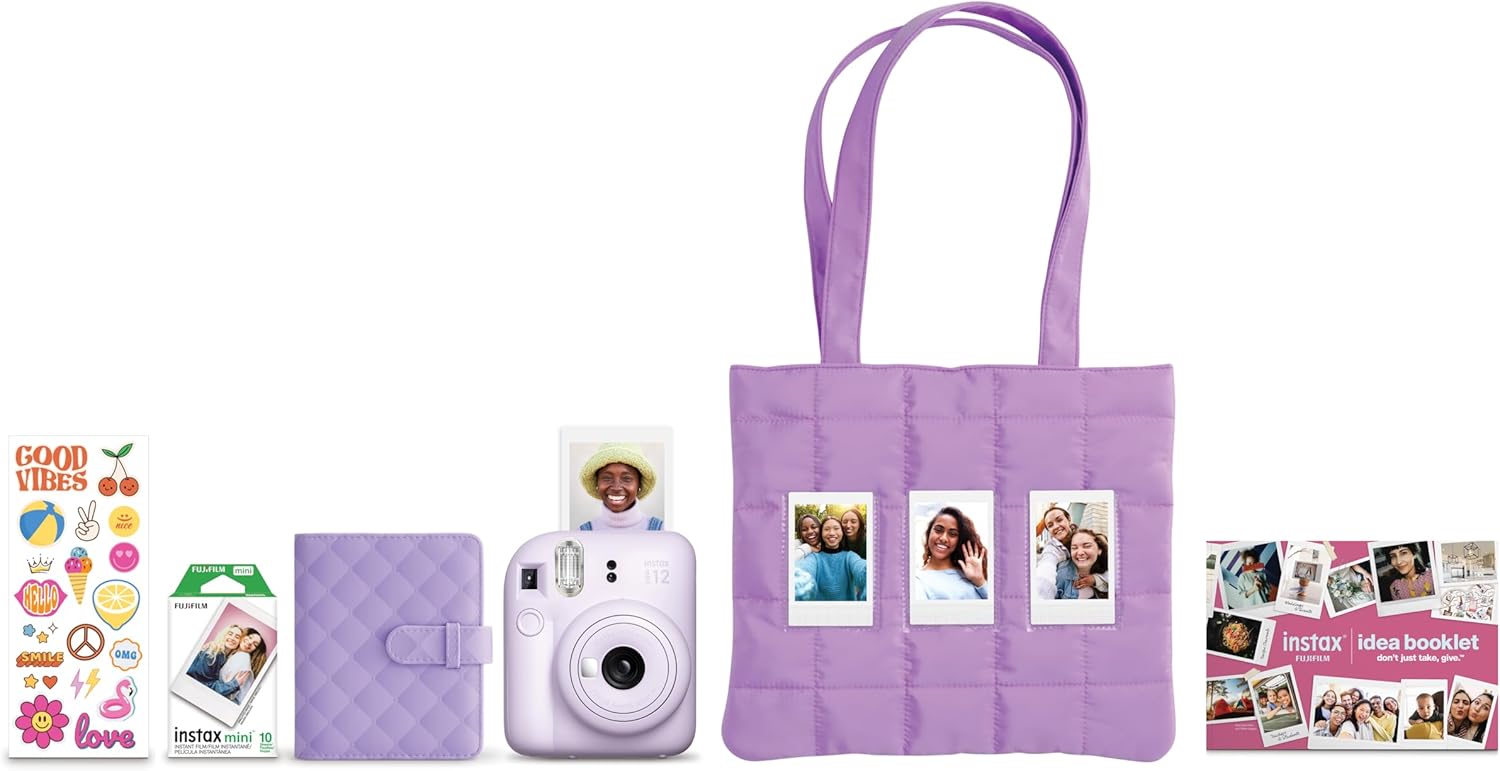 FUJIFILM Instax Mini 12 Holiday Bundle - Capture Memories Fast