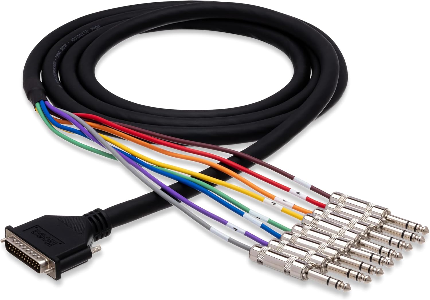 Hosa DTP803 Balanced Snake DB25 to 1/4in TRS - 9.75 Feet