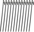 Secure Your Shelter with 12PCS 16 Metal Tent Stakes by HNBun
