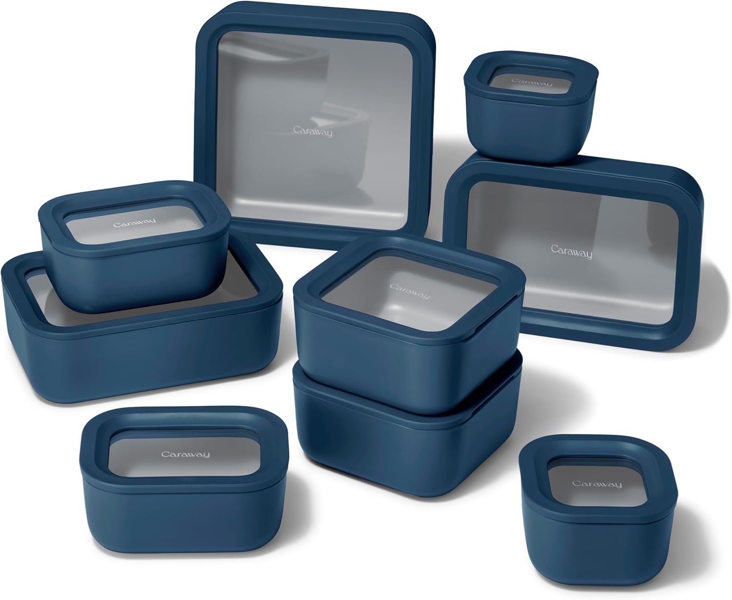 Caraway 22pc Glass Food Storage Set - Non-Toxic & Versatile