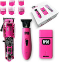TPOB Slime 2 Candy Pink Clipper Trimmer Shaver Set - Precision Fade