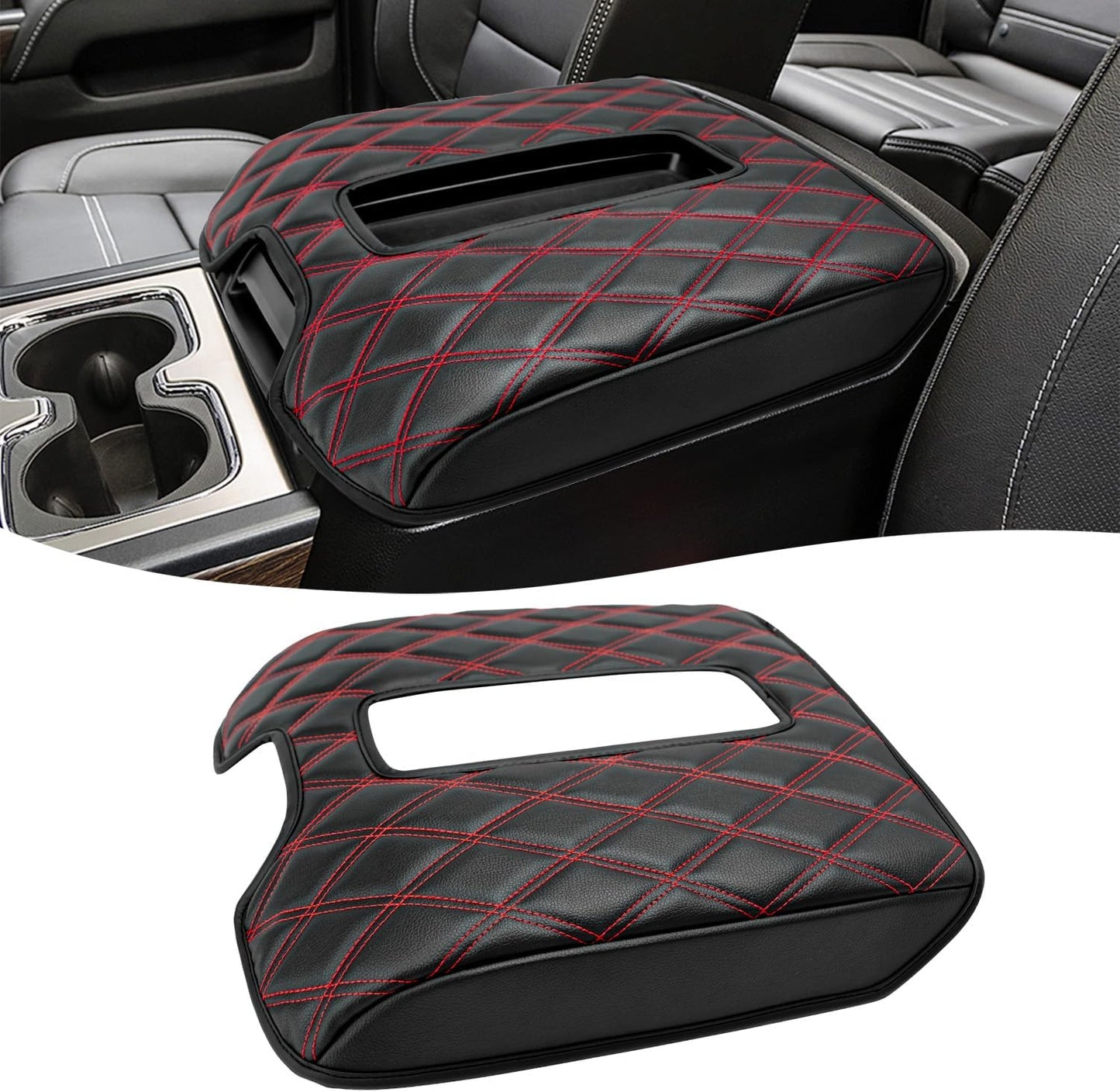 KBH Center Console Armrest Cover for Chevy Silverado & GMC Sierra
