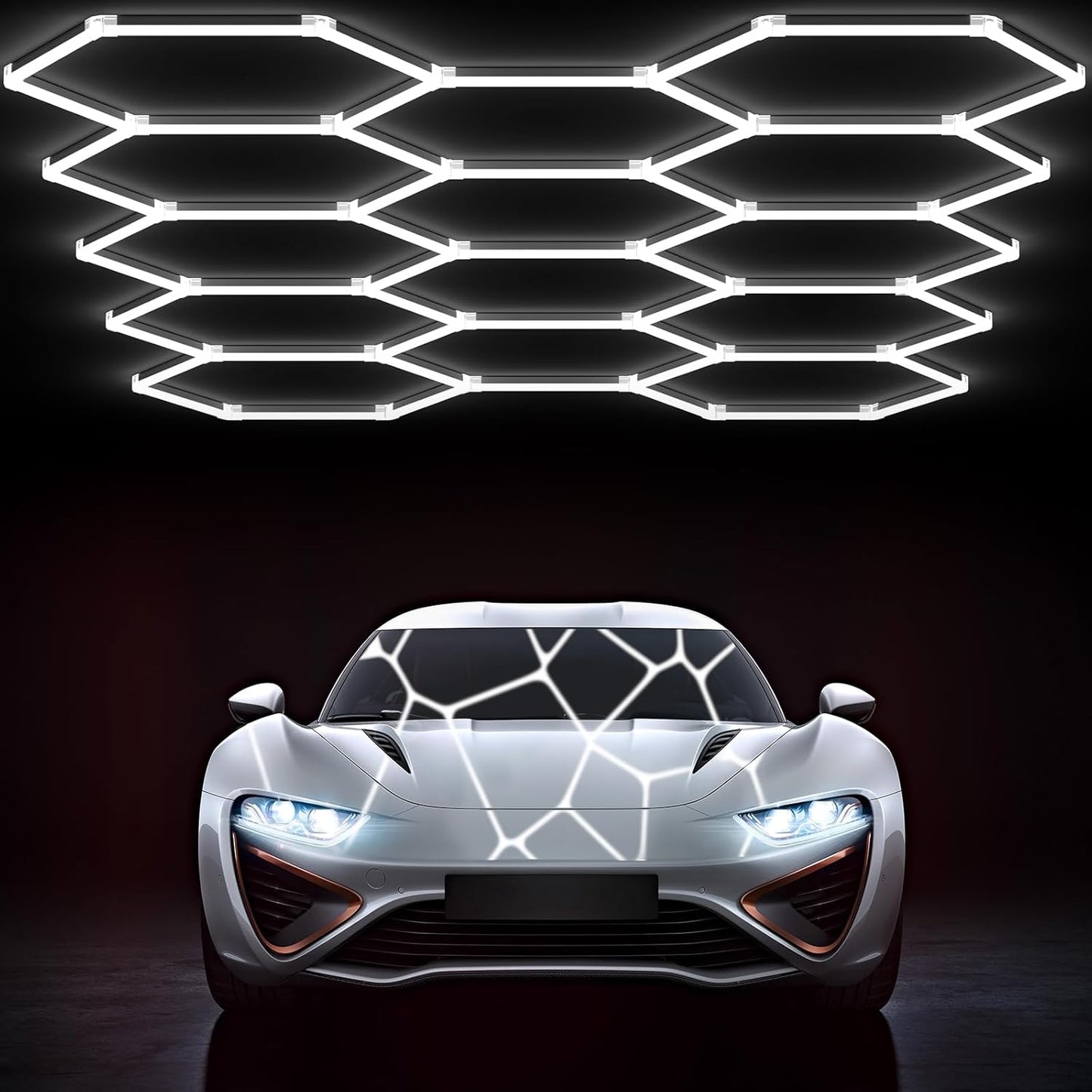 Ultra Bright Hexagon Garage Lights for Optimal Illumination