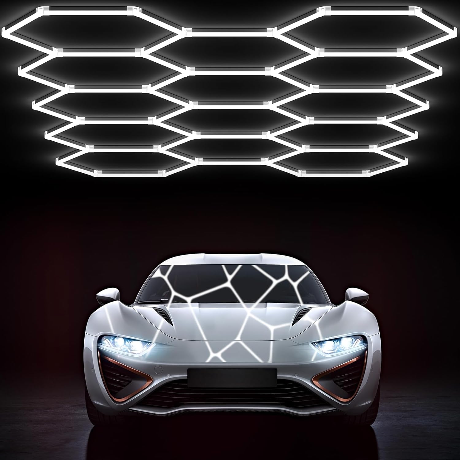 Ultra Bright Hexagon Garage Lights for Optimal Illumination